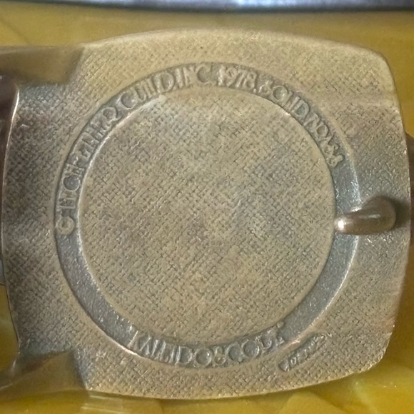 Vintage Tech Ether Guild Kaleidoscope Buckle Belt! - Picture 7 of 12